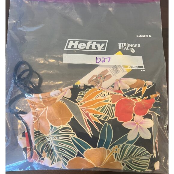 NWT Hurley womens one piece swimsuit padded bra fully lined tropical print Small - Picture 10 of 10